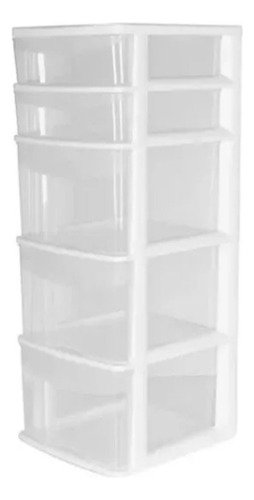 Cajonera Gabinete Organizador Archivero Blanco 5 Cajones