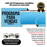 Programa Controle De Estoque Pedido Vendas E Financeiro V2.0