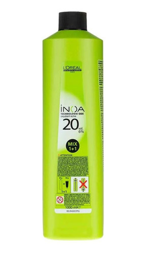 Oxidante L'oreal Inoa X 1000 Ml - 20 Volumenes