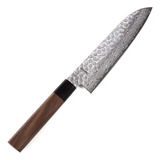 Syosaku Cuchillo De Chef Japones Multiusos Martillado Damasc