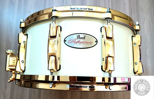 Caixa Pearl Reference 14x6,5  Ivory Pearl Gold Hardware 