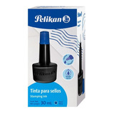 Tinta Azul Para Sellos Pelikan 30 Ml