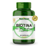 Biotina (vitamina B7) 10.000 Mcg 60 Cápsulas - 1 Unidades