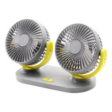 Ventilador Universal F De Doble Cabezal Para Vehículos Big W