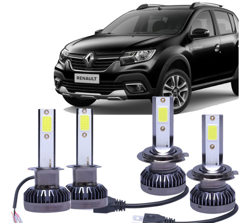 Lampara Cree Led Alta Baja Renault Sandero Stepway