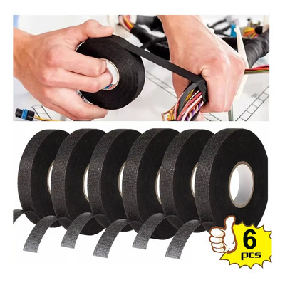 Cinta Aislante Tela Automotriz Wistkamr 19mmx25m Resiste Alta Temperatura | MercadoLibre