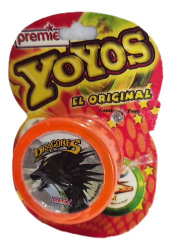 Yoyo Premier Original Naranja Versión Dragones Negro Yo-yo