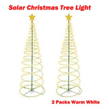 . 2 Paquetes Solares De Luces For Árbol De Navidad Al Aire