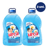 Kit 2 Amaciante Urca Brisa   Azul 5l