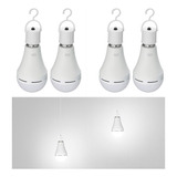 4pcs Multifuncional Recarregável 12w Lâmpada Led De Emergênc