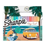 Marcadores Sharpie Set 18 Colores Vintage Travel +5 Tarjetas