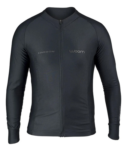 Jaqueta De Ciclismo Woom Carbon Black Masculino Preto 2023