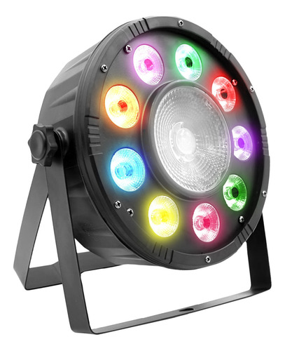 Par Led Negro Proton Rgbw Profesional 9 X 10w + 1 X 30w 120w