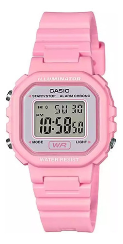 Reloj Casio Illuminator La-20wh-4a1 Digital Dama Ts