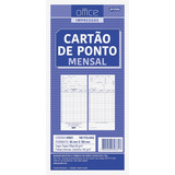 Cartão De Ponto Mensal Pct 100 Unidades Atacado Envio Full