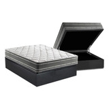 Cama Box Baú Casal: Colchão Espuma Anjos D33 / Ep Supremo T