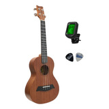 Ukulele Tenor Mahina 27k Profissional + Afinador Digital