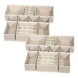 ~? 21 Pack Cajón Plegable Organizador Divisores Caja De Alma