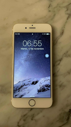 I Phone 6 S 128 Gb Dorado Impecable