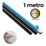 Canaleta Preta 1m Com Adesivo Cola 20x10 Esconde Fio Pvc