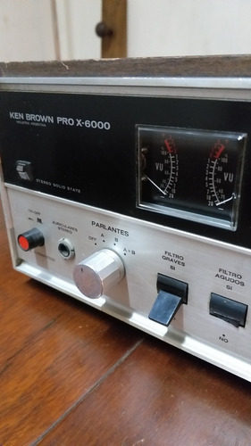 Amplificador Ken Brown Pro X-6000 (no Hago Envíos).