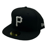 New Era Pittsburgh Pirates Black And White 59fifty Cerrada