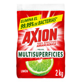 Lavatrastes Axion Limón Polvo En Bolsa 2 Kg