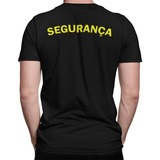 Camiseta Camisa Masculina Segurança Privada Agente Vigilante