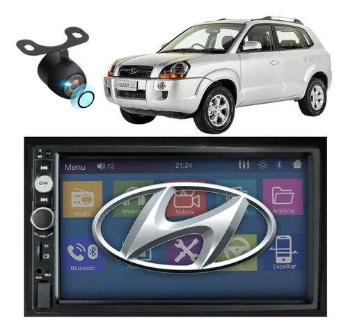 Multimidia Tucson 2007 A 2017 Usb Espelhamento Camera Blueto