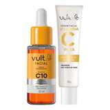 Kit Sérum Facial Antioxidante + Vitamina C Pura 10% Vult