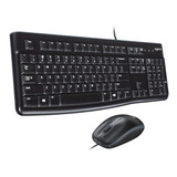 Teclado Y Mouse Logitech Mk120 Usb Kit Combo