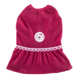 Vestido Em Soft - Roupa Pet Para Cachorros Tamanho 1, 2 E 3