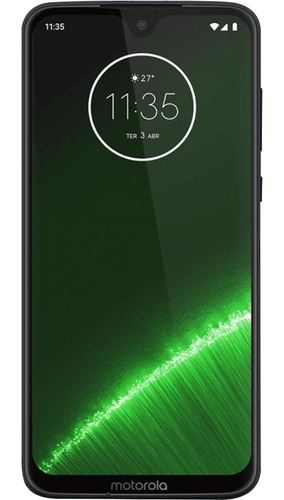 Motorola Moto G7 Plus 64gb Indigo Mt Bom Usado Trocafone