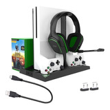 2 Mando Cargador Dock Console Enfriador Para Xbox One/s/x