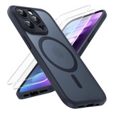 Tocol 3 En 1 Funda Magnética Para iPhone 15 Pro, Mejorada De