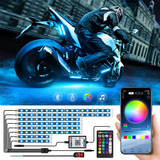 Kit De Luces Led Underglow Para Motocicleta, Tira Led Rg [u]