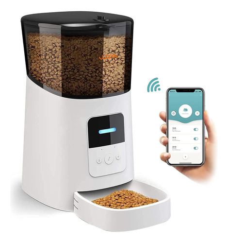 Dispensador Automático De Comida Para Gatos Wopet De 6 Litro