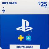 Tarjeta Psn Card Playstation $25 Usa Prepago Ps5 Ps4 Prepago