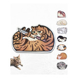 Lukamoo Cute Cat Litter Mat (32x24), Extra-grande/xl, Para A