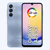 Celular Samsung Galaxy A25 5g, Câmera Tripla Traseira De Até 50mp, Selfie De 13mp, Tela Infinita Super Amoled De 6.5  120 Hz, 128gb, 6gb, Processador Octa-core, Dual Chip - Azul