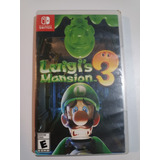 Caja Sola Sin Juego Sin Manual Luigi's Mansion 3  Switch 