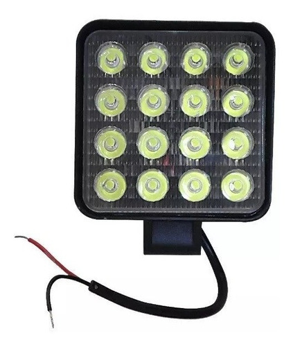 Par Faros Cuadrados 16 Hiper Leds 48w 4800lm 4x4 Jeep Atv 3