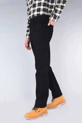 Pantalón Recto De Mezclilla Oggi Jeans Power Negro