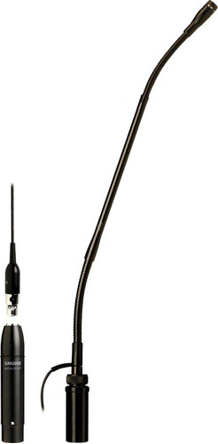 Micrófono Condensador Cuello De Ganso Shure Mx412se/s Color Negro
