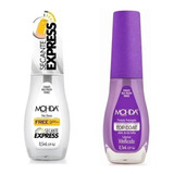 Mohda Esmalte Secante Express + Base Vitrificada Top Coat Cor Incolor