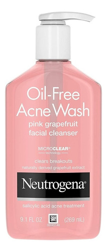 Neutrogena Oil Free Acne Wash Pink Grapefruit 269 Ml Tipo De Piel Todo Tipo De Piel