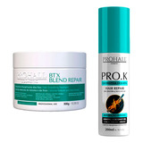 Kit Blend Repair Prohall 300g + Queratina Líquida Prok