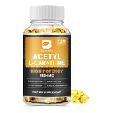 Acetil L-carnitine Adelgazar 1000mg 120 Softgel Tablets