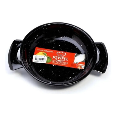 Sartén Enlozada Jovifel Con Asas 17cm Negro Apta Lavavajillas | MercadoLibre