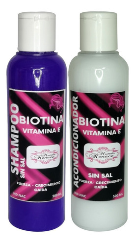 Kit De 3 Shampoo O Acondicionador De Biotina